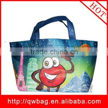 Polypropylene printed laminated nonwoven fabric bag