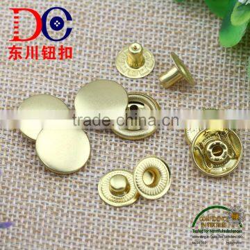 Brass Tin Brass Push Button Spring Snap Button,Snap Fasteren for Denim photo-3
