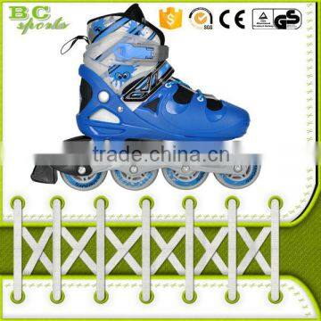 Kids Cheap Pink Blue Bearing Roller Skates Roller With ce Certificate photo-2