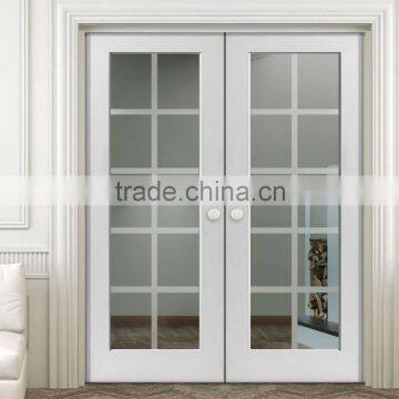 Elegant White Interior Double Door Design