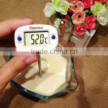 Newest Long Probe Digital Cooking Thermometer For Kitchen with LCD Display