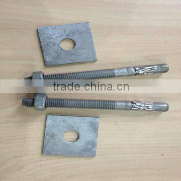 High Quality Carbon Steel Wedge Anchor Bolt HDG photo-5