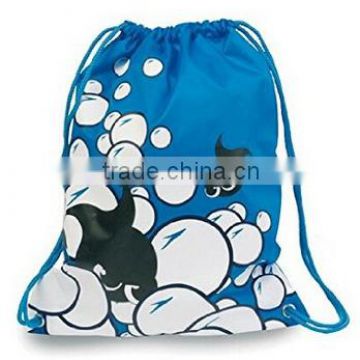 2016 printed metallic drawstring bag stock