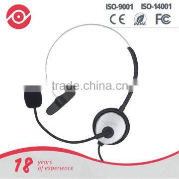 Yes Hope 2.5mm call center headset telephone headphone with Mic volume control for service center