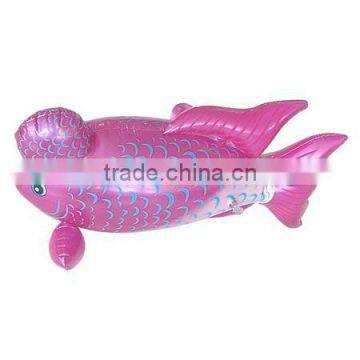 small pink lovely inflatable animal fish toys