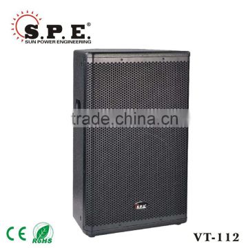 two-way stable speaker for applications 12inch speaker 300w VT-112 spe audio