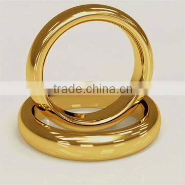 pure gold plated tungsten ring