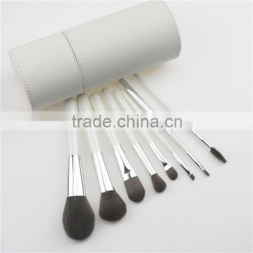 Private label 8 pcs/set White Professional High Quality Foundation Powder Brush Cosmetics Makeup Brushes