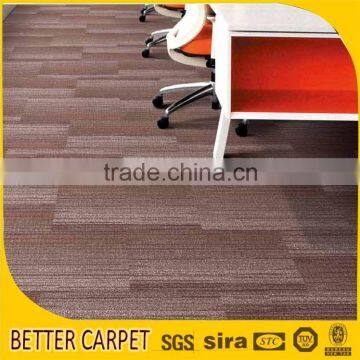 Comfortable square to square modular office pp nylon Carpet tile for hotel