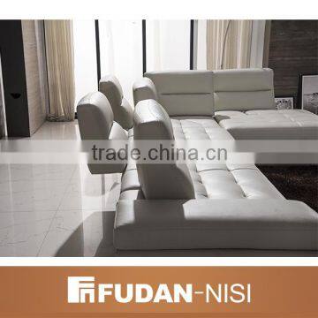 New Style Indoor Furniture Leather Corner Sofa Set Designs 2016 photo-2