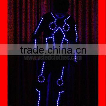 Programmable latin show LED dance wear