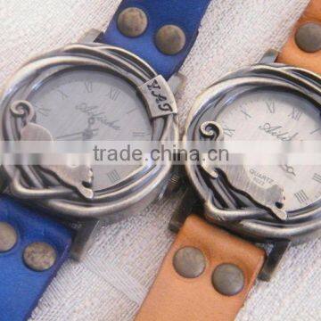 2013 fashion women's watch leather watch men watch