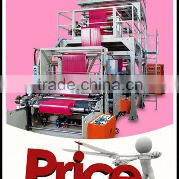 ldpe film stretch SJ-A HD/LLD Mini type ldpe film stretch machine printing connect- line set