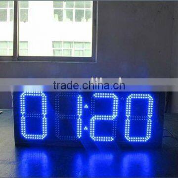 led digital clock & temperature display, wireless LED displays & digital clocks with GPS function,custom size led digital clock