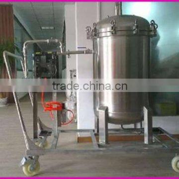 Stainless steel movable bag filter