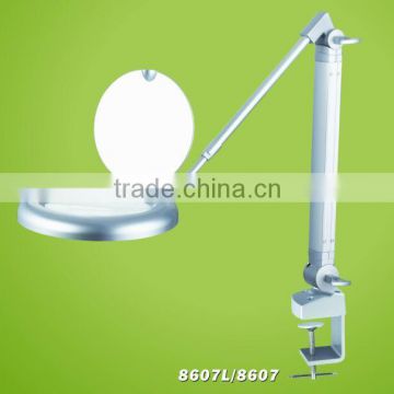 Adjustable 7 Inch Table Desktop Led Vertical Inspection Lamp Magnifier For Lab Foldable