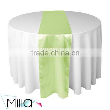 Satin Polyester Table Runner for Round/Square/Rectangle Tables Event Decor