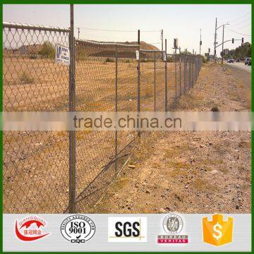 QIANGGUAN Concrete welded chain-link fence used in Garden,Perimeter,Farm,Prison ,Boundary,Landscaping (Factory Exporter)