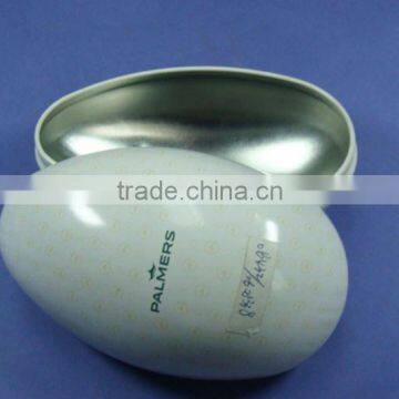 Irregular tin box oval shape tin cans