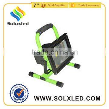 chargeable battery portable outdoor led floodlight 20w