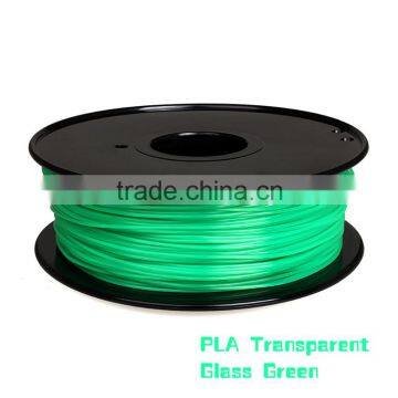 3d printer abs 3D Printer Material Filament PLA 1.75mm/3.0mm Transparent Glass Green