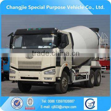 2015 new condition 10-14cbm FAW concrete mixer truck