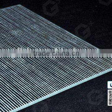 Line Style Ceramic Silkscreen Glass, Railing Glass, Barrier Glass, Partition Glass