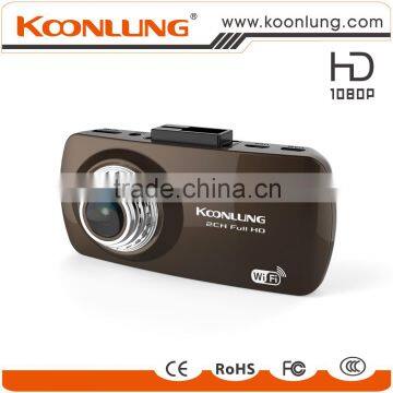 2CH Car DVR GPS WIFI Dash Camera 1080p