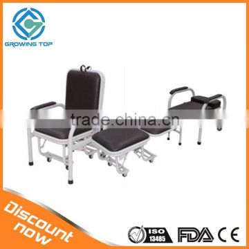 GT-3813 Full quality Hospital accompanying chair with castors and pillow