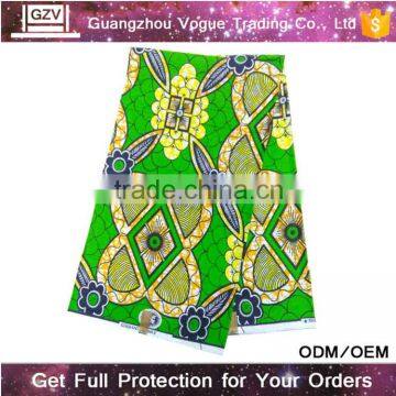 Online wholesale cheap 100% cotton george green african print fabric kenya