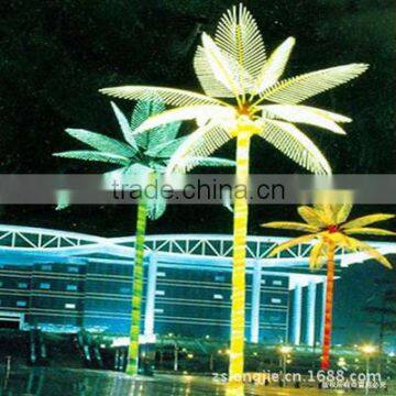 2013 Hot Street Decoration Yellow Led Coconut Palm Tree Light