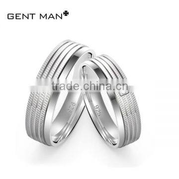 Fashion Jewelry 2016 Titanium Ring for Men Wood Titanium Wedding Bands Titanium Jewelry Latest Design
