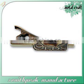 Top selling zinc MOQ 10 custom tie clip manufacturers