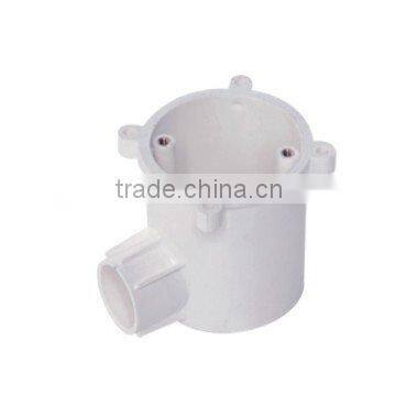 Pvc Electrical Conduit Fitting-- One Way Deep Terminal Box China No.1 Conduit Pipe LESSO