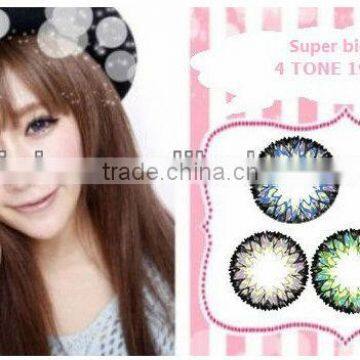 wholesale shake big 4 tone yearly cheap korean contact lenses for cosmetic use