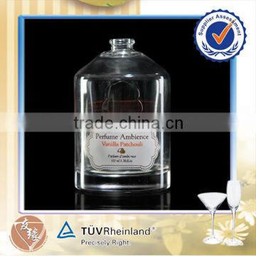 Glass Bottles 100 ML Pump Round Crystal To Perfume Bottle 100 ML