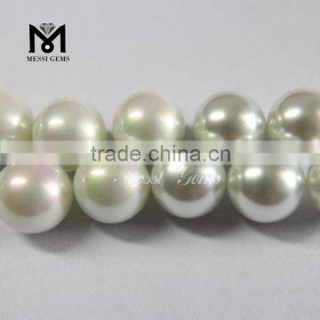Good Polishing Smooth Round White Glass Pearl