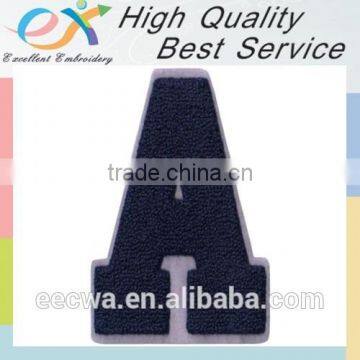 factory custom chenille embroidered felt letters