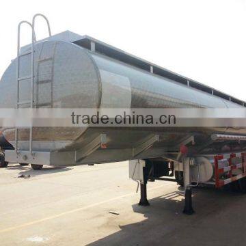 SASO DOT 42000 Liters 45M3 Stainless Oil Tank Trailer