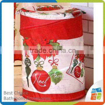 2016 latest designs christmas decorative laundry hamper