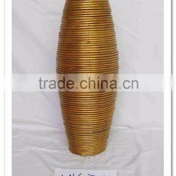 Exquisite handmade craft rattan flower vase