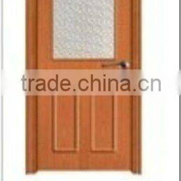 Glass Insert Solid Wood Door MHG-016