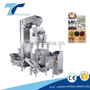 Food Granule packing system with Transport weighing filling sealing packing