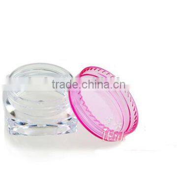 5g Rose Plastic Jar Container With Plastic Lid Cap photo-3
