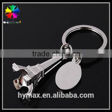 famous logo metal custom keychain