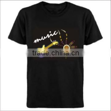 el music activated t-shirt rock music party DJ t shirts