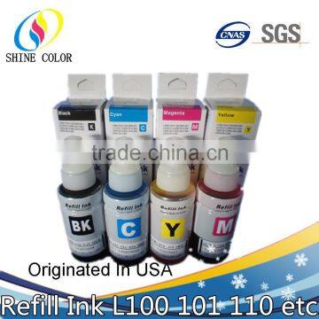 4 color Refill Ink for Epson L100 101 110 200 201 210 211 300 301 303 Desktop Printer