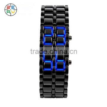 R1048 Blue And Red Light Led Wrist Watch, Water Resistant Cool Wrist Watch