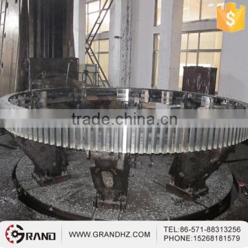 Forged Carbon Steel Ring Gear For Cement Mixer