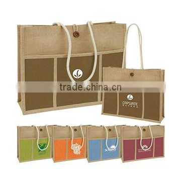 Jute shopping bag